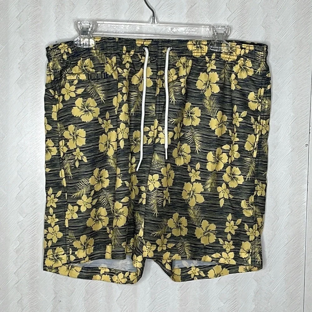 ❤️ TRUNKS Hawaiian swim trunks Size L
